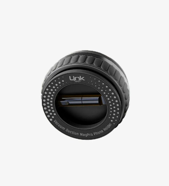 LinkTech H873 Vakumlu Araç İçi Telefon Tutucu - 360 Dönebilen Konsol Tipi, Kompakt, N52 Neodimyum Manyetik Yuva