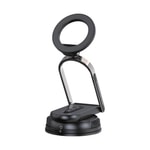 Nettech NT-CHC33 Mıknatıslı Siyah Araç Telefon Tutucu (NT-111936) - 3M Yapışkan ve Vakum, Cam ve Konsol, 360 Dönebilir