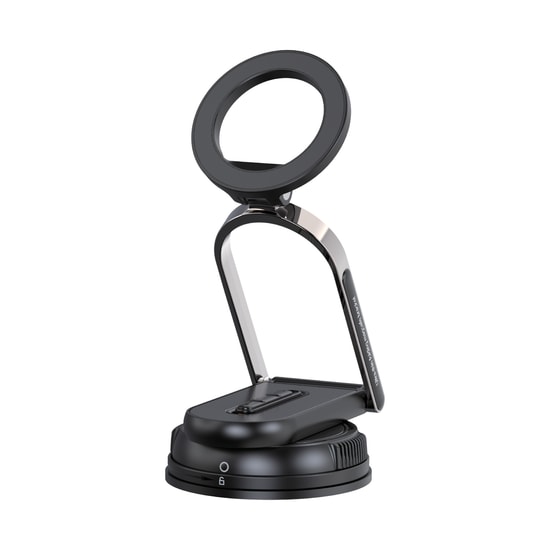 Nettech NT-CHC33 Mıknatıslı Siyah Araç Telefon Tutucu (NT-111936) - 3M Yapışkan ve Vakum, Cam ve Konsol, 360 Dönebilir