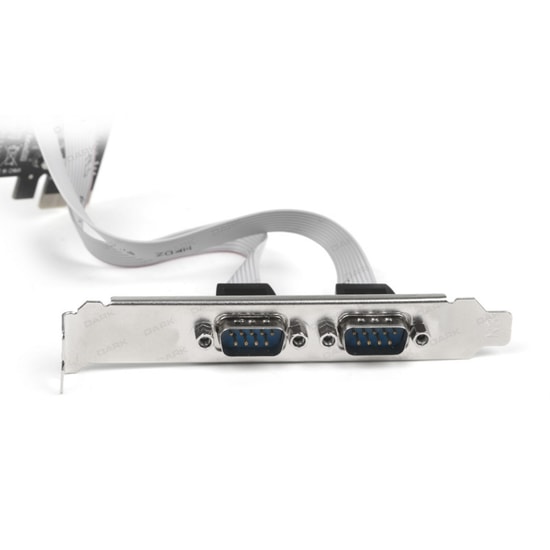 Dark DK-AC-PEP32 PCI-Express Seri Paralel Port Dönüştürücü Kart - 2xRS232 Seri, 1xLPT Paralel Port, Endüstriyel Uygunluk