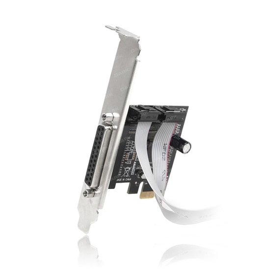 Dark DK-AC-PEP32 PCI-Express Seri Paralel Port Dönüştürücü Kart - 2xRS232 Seri, 1xLPT Paralel Port, Endüstriyel Uygunluk