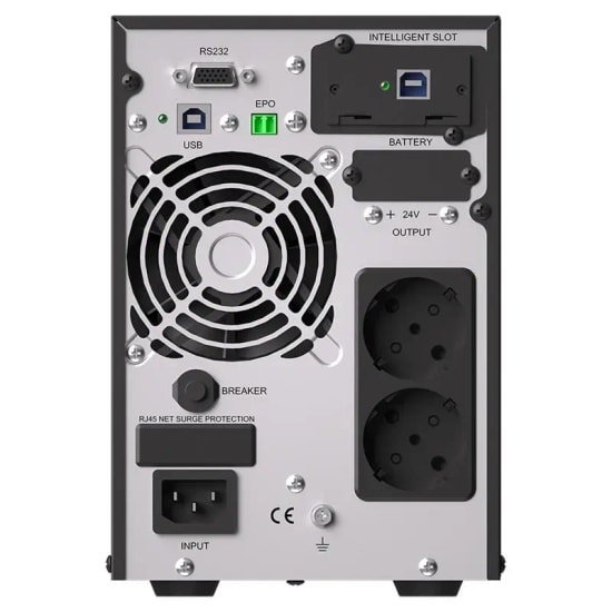 TESCOM Neoline 1kVA LCD Online UPS - 2x9Ah Akü, LCD Ekranlı, 1 Faz Giriş/Çıkış, 4-8 Dakika, Kesintisiz Güç Kaynağı