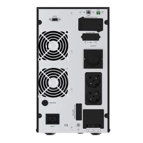 TESCOM Neoline 3kVA Online UPS (900093020) - 6x7AH Akülü, LCD Ekranlı, 1 Faz Giriş/Çıkış, 4-8dk Besleme Süresi