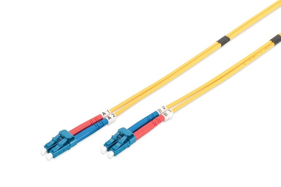 Digitus Fiber Optik 1 Metre Singlemode OS2 LC/LC Sarı Patch Kablo (DK-2933-01) - Yüksek Performanslı, Düşük Kayıplı