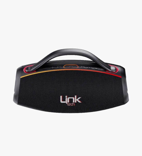 LinkTech M419 Premium 160W RGB Işıklı TWS Bluetooth Hoparlör - 80W RMS, IPX6, 7 Sürücü 4.2 Kanal, USB-C Şarj 4000mAh Pil
