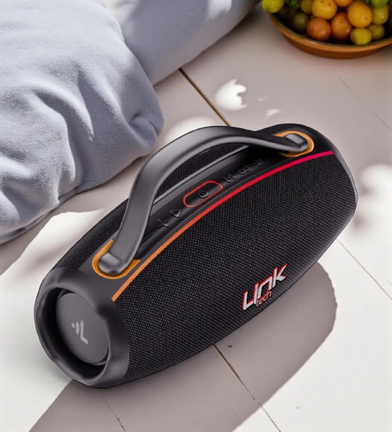 LinkTech M419 Premium 160W RGB Işıklı TWS Bluetooth Hoparlör - 80W RMS, IPX6, 7 Sürücü 4.2 Kanal, USB-C Şarj 4000mAh Pil