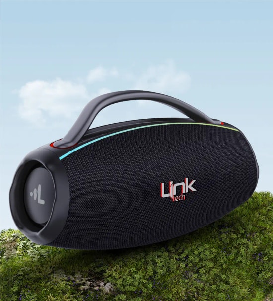 LinkTech M419 Premium 160W RGB Işıklı TWS Bluetooth Hoparlör - 80W RMS, IPX6, 7 Sürücü 4.2 Kanal, USB-C Şarj 4000mAh Pil