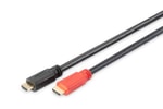 Digitus 10 Metre HDMI 1.4 Erkek Kablo (AK-330118-100-S) - Altın Uçlu, 4K (3840x2160p) 30Hz Destekli, AWG26, Çift Zırhlı