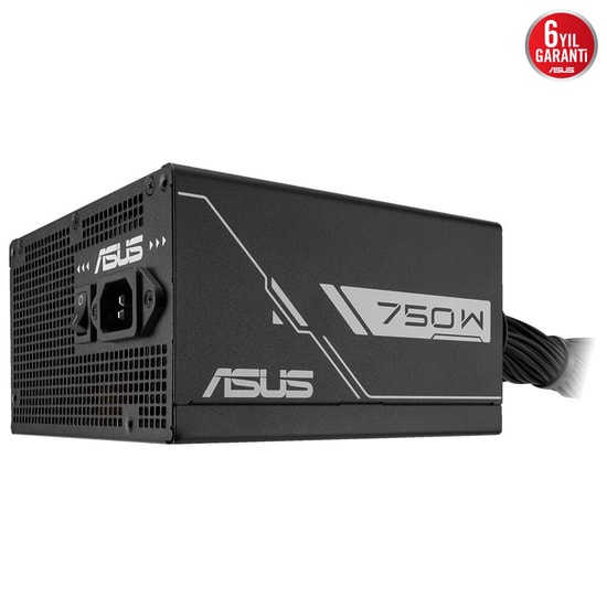 ASUS Prime 750W 80+ Bronze Güç Kaynağı (90YE00Y0-B0NA00) - 135mm Fan, Aktif PFC, 6 Yıl Garanti, 20+4pin ATX, Akım Koruma