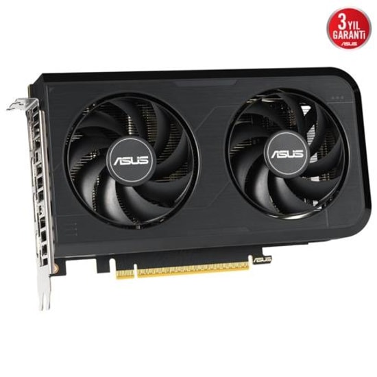 Asus Dual GeForce RTX 5050 OC 8GB GDDR6 Ekran Kartı (DUAL-RTX5050-O8G) - 128 Bit, 2677MHz, HDMI 2.1b, DP 2.1b, DLSS 4