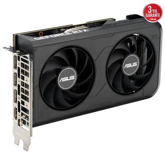 Asus Dual GeForce RTX 5050 OC 8GB GDDR6 Ekran Kartı (DUAL-RTX5050-O8G) - 128 Bit, 2677MHz, HDMI 2.1b, DP 2.1b, DLSS 4
