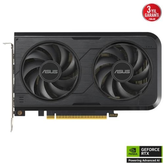 Asus Dual GeForce RTX 5050 OC 8GB GDDR6 Ekran Kartı (DUAL-RTX5050-O8G) - 128 Bit, 2677MHz, HDMI 2.1b, DP 2.1b, DLSS 4