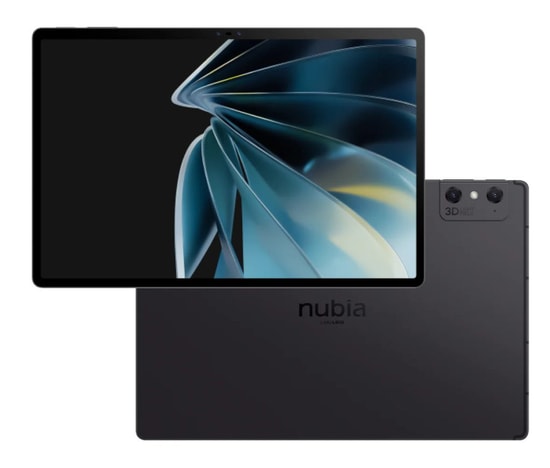 ZTE Nubia 3D Pad 12.4" 8GB RAM 128GB Android Tablet (LPD-20W-BL) - Snapdragon 888, 33W Şarj, 16MP, Gözlüksüz 3D Deneyimi