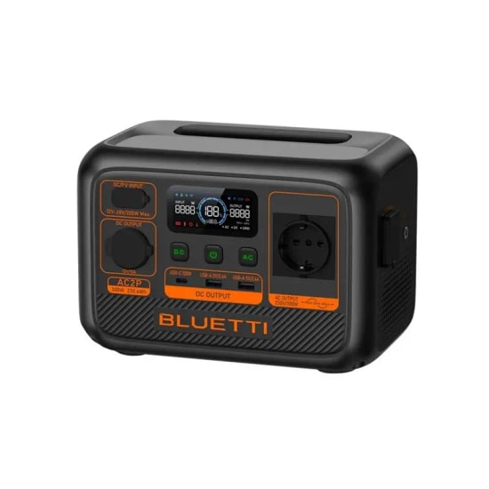 BLUETTI AC2P 300W 230.4Wh Taşınabilir Güç İstasyonu - AC, 12V/10A DC, USB A, 100W USB C, Uzun Ömürlü LiFePO4 Pil