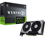 MSI GeForce RTX 5050 Ventus 2X OC 8GB GDDR6 Ekran Kartı - 128 Bit, 2602MHz, DX12, PCIe 5.0, 3xDP 2.1b, HDMI 2.1b, DLSS 4