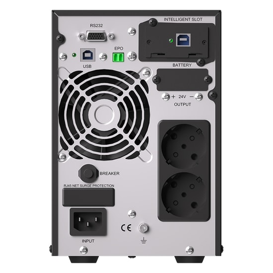 TESCOM Neoline 1kVA Online LCD UPS (900040313) - 2x7Ah Akülü, 1 Faz Giriş/Çıkış, 4-8dk Besleme, Kesintisiz Güç Kaynağı