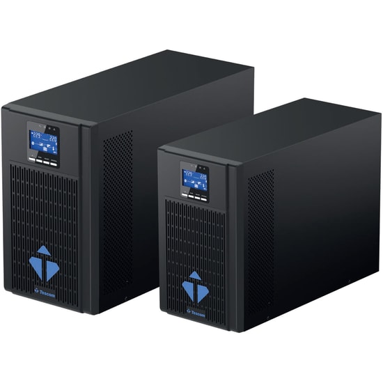 TESCOM Neoline 1kVA Online LCD UPS (900040313) - 2x7Ah Akülü, 1 Faz Giriş/Çıkış, 4-8dk Besleme, Kesintisiz Güç Kaynağı