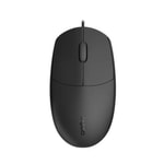 RAPOO N100C Kablolu Optik Mouse (12345) - Siyah, 1200 DPI Hassasiyet, Ergonomik Tasarım, Tak Çalıştır