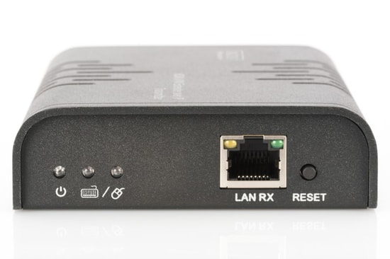 Digitus DS-55202 HDMI (120m) IP KVM Sinyal Uzatma Cihazı - 1080p 60hz Aktarım, USB Konsol, Alıcı Verici Dahil, HDMI 1.3
