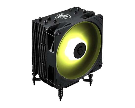 MSI MAG COREFROZR AA13 Siyah ARGB İşlemci Hava Soğutucu - 120mm PWM Fan, 63CFM, CycloBlade7 Tasarım, Dahili Termal Macun