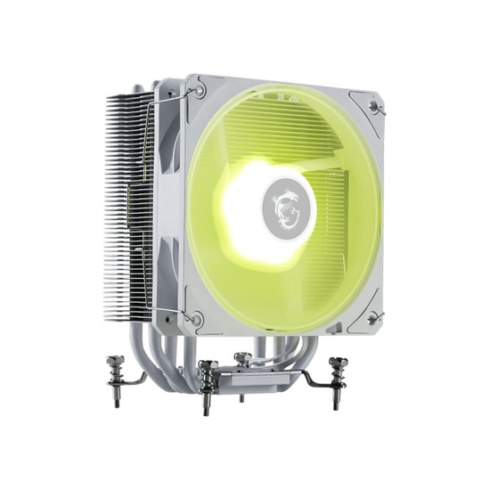 MSI MAG COREFROZR AA13 BEYAZ ARGB İşlemci Hava Soğutucu - 120mm PWM Fan, 63CFM, CycloBlade7 Tasarım, Dahili Termal Macun