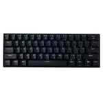 Redragon K530 Draconic Pro Türkçe Q Kablosuz (2.4G/BT) Siyah Mekanik Klavye (K530-RGB-PRO) - RGB, Şarjlı, Type-C Kablolu