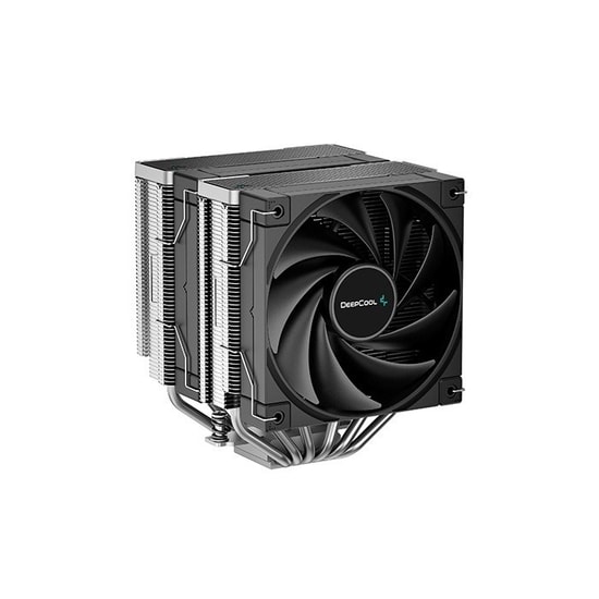 DeepCool AK620 ZERO DARK İşlemci Soğutucu - 120mm Çift PWM Fan, 6 Bakır Boru, 69CFM, 1850RPM, AMD/Intel Uyumlu