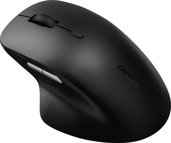 RAPOO M50 Plus Siyah Sessiz Kablosuz Optik Mouse (12237) - 3200 DPI, Ergonomik Tasarım, 6 Tuşlu, 10m Menzil