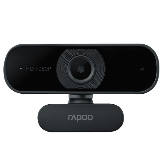 Rapoo C260 Full HD 1080P Siyah Webcam (19847) - Dahili Gürültü Önleyici Mikrofonlu, 95 Derece Geniş Açılı, USB A Kablolu