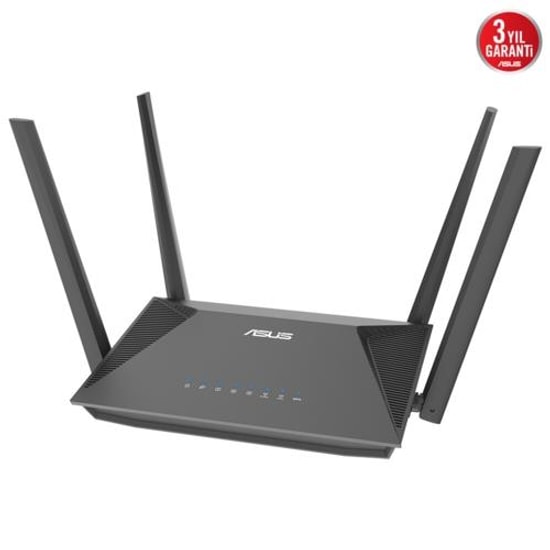 Asus RT-AX52 Pro AX3000 Çift Bant WiFi 6 Router (90IG08T0-MO3H10) - 4 MU-MIMO Anten, AiMesh Desteği, Dahili VPN, OFDMA