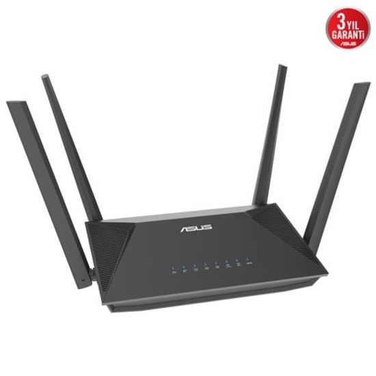Asus RT-AX52 Pro AX3000 Çift Bant WiFi 6 Router (90IG08T0-MO3H10) - 4 MU-MIMO Anten, AiMesh Desteği, Dahili VPN, OFDMA