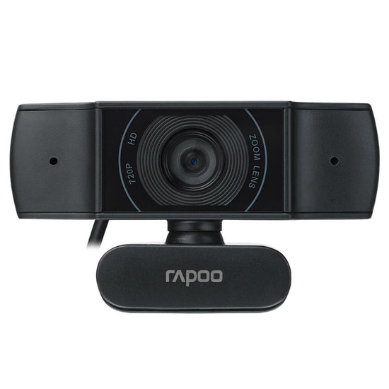 Rapoo C200 720P HD Webcam (19880) - 90 Geniş Açı, 360 Döndürme, Dahili Gürültü Önleyici Mikrofonlu, USB Tak Çalıştır