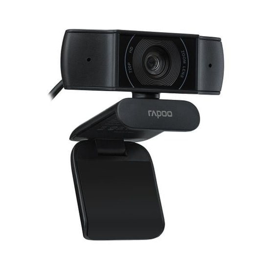 Rapoo C200 720P HD Webcam (19880) - 90 Geniş Açı, 360 Döndürme, Dahili Gürültü Önleyici Mikrofonlu, USB Tak Çalıştır