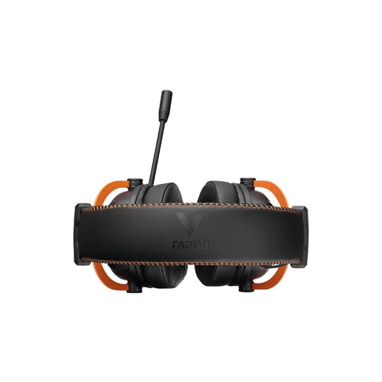 Rapoo VH350S RGB LED Oyuncu Kulaklığı (13199) - 7.1 Sanal Surround Ses, Siyah, Ergonomik Tasarım, Hassas Mikrofon