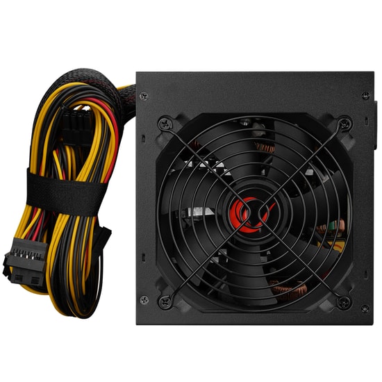 Rampage RMP-600-80P 600W 80+ Bronze Siyah ATX Güç Kaynağı - 12cm Fan, Aktif PFC, Yüzde 82 Verimli Power Supply