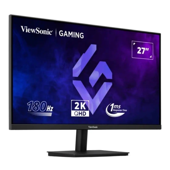 ViewSonic VX27G1-2K 27" QHD 180Hz 1ms IPS Oyuncu Monitörü - 2560x1440, 300nit, HDR10, HDMI, DP, Flicker-Free, VESA