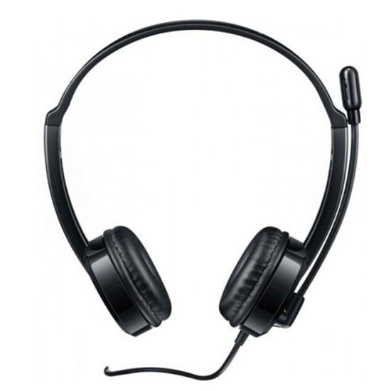 Rapoo H120 Siyah Stereo Kablolu Kulaklık (18008) - Ergonomik, USB Jack Kablo, Ayarlanabilir Gürültü Engelleyici Mikrofon