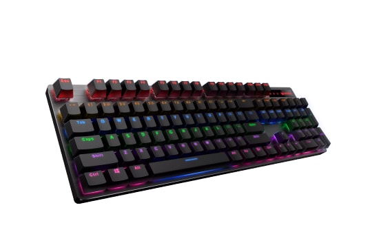 Rapoo V500PRO TR Q Mekanik Gaming Klavye (13034) - RGB Aydınlatma, Alüminyum Gövde, USB Kablo, Brown Switch