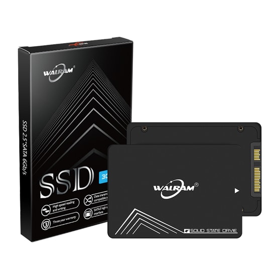 Walram 480GB 2.5" SATA III 3D NAND Dahili SSD Disk (6978752320049) - 560MB/s Okuma, 490MB/s Yazma Hızı, Alüminyum Kasa