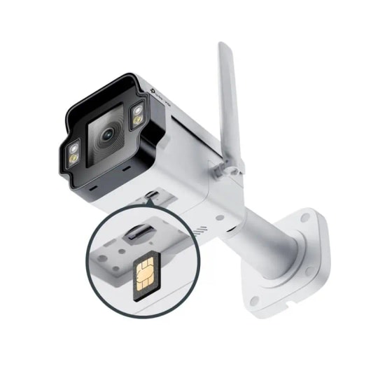 TP-Link VIGI INSIGHT S345-4G 4MP 4G/LTE Bullet Kamera - 4mm Lens, 50m IR, 30m Full Color, H.265+, Akıllı Algılama, IP66