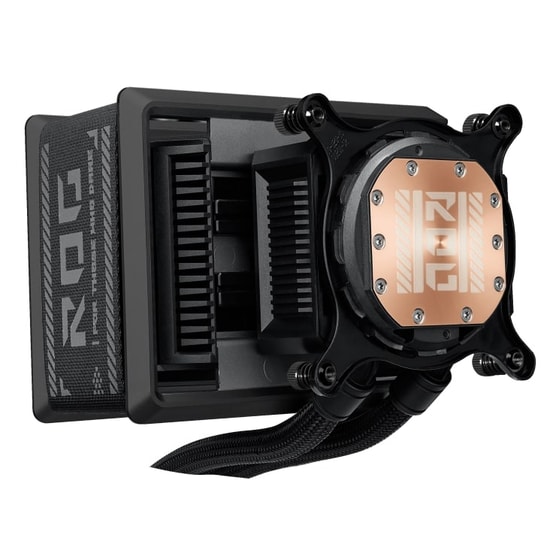 ASUS ROG Ryuo IV SLC 360 ARGB Sıvı CPU Soğutucu (90RC0151-B0EAY0) - 6.7" Kavisli AMOLED Ekran, 3x12cm MF-12C Fan, 72CFM