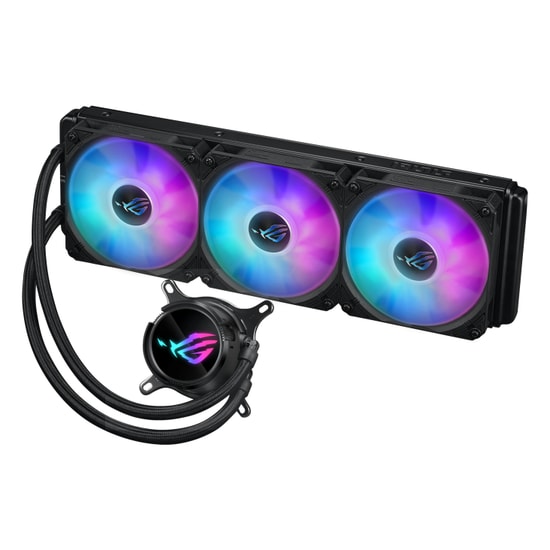 ASUS TUF Gaming LC III 360 ARGB LCD Sıvı CPU Soğutucu (90RC01A1-B0EAY0) - 3x120mm AF12S Fan, Bakır Plaka, Asetek Pompa