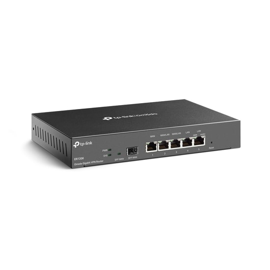 TP-Link Omada ER7206 Gigabit Multi-WAN VPN Router -  5x Gbit Port, 1x SFP, Yük Dengeleme, DoS Savunma, 512mb Bellek