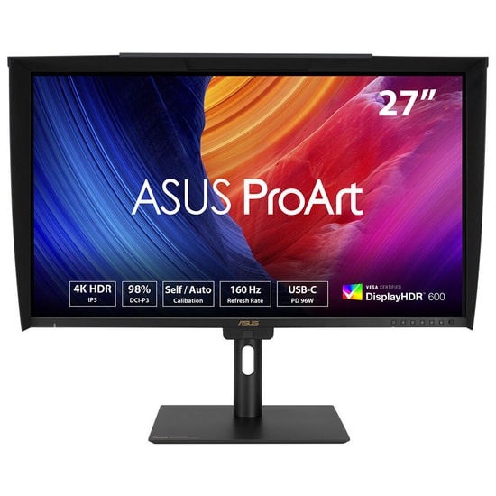 ASUS ProArt PA27UCGE 27" 4K HDR IPS Profesyonel Monitör - 3840x2160, 160Hz, 1ms, 600nit, HDR10, Calman Ready, 96W USB-C