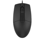 A4 Tech OP-330S Optik Sessiz USB Kablolu, Siyah Mouse - V-Track, 1200 DPI, Ergonomik Tasarım, 3 Tuşlu