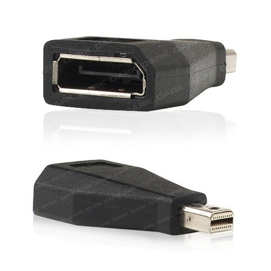 Dark DK-HD-AMDPXDP Mini DisplayPort - DisplayPort Dişi Siyah Çevirici - Full HD Video Aktarımı, DisplayPort 1.2