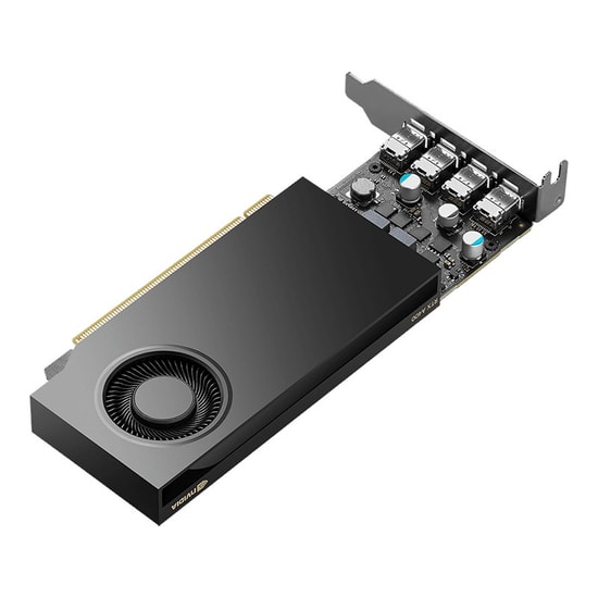 PNY Nvidia RTX A400 4GB GDDR6 Profesyonel Ekran Kartı (VCNRTXA400-SB) - 64Bit, 1762MHz, 4x mDP, ATX, 8nm, DX12