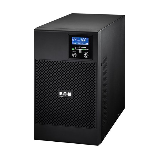 Eaton 9E 2kVA 1600W Online Tower UPS (9E2000I) - LCD Ekran, 6x12V/7Ah Akü, Sinüs Dalga, Geniş Voltaj Aralığı 176-300VAC