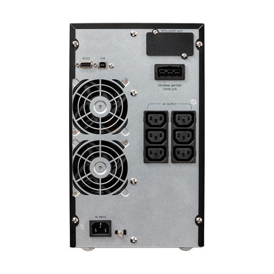 Eaton 9E 2kVA 1600W Online Tower UPS (9E2000I) - LCD Ekran, 6x12V/7Ah Akü, Sinüs Dalga, Geniş Voltaj Aralığı 176-300VAC