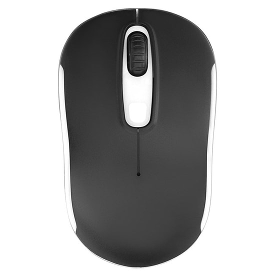 Everest SM-804 Siyah-Beyaz Kablosuz Optik Mouse - 1600 DPI, 2.4 GHz USB Alıcı, 10m Menzil, 4 Tuşlu, Ergonomik Tasarım